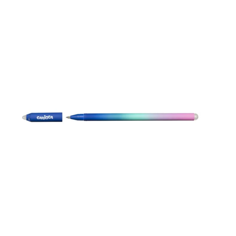 Rašiklis su trintuku CARIOCA OOPS EASY 0,7mm mėlyna sp. įp.12