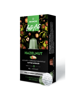 Caffe Arte Hazelnut Aroma, kavos kapsulės Nespresso®, BIANCHI 10vnt.