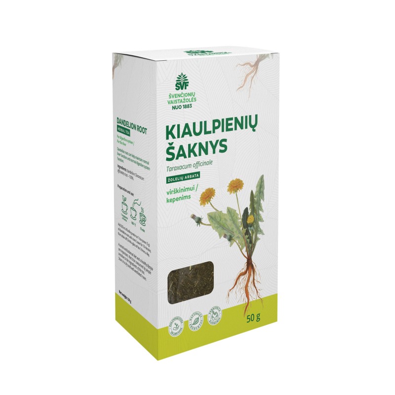 Žolelių arbata kiaulpienių šaknys, Švenčionių vaistažolės, 50 g