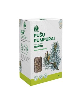Pušų pumpurai, žolelių arbata, kvėpavimo takams, Švenčionių vaistažolės, 50 g
