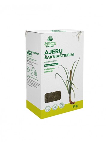 Ajerų šakniastiebiai, žolelių arbata, virškinimo traktui, Švenčionių vaistažolės, 50 g