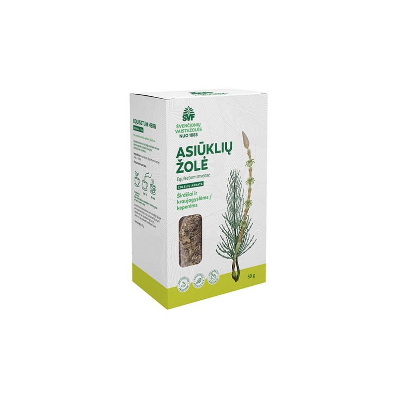 Asiūklių žolė, žolelių arbata, širdžiai ir kraujagyslėms / kepenims, Švenčionių vaistažolės, 50 g
