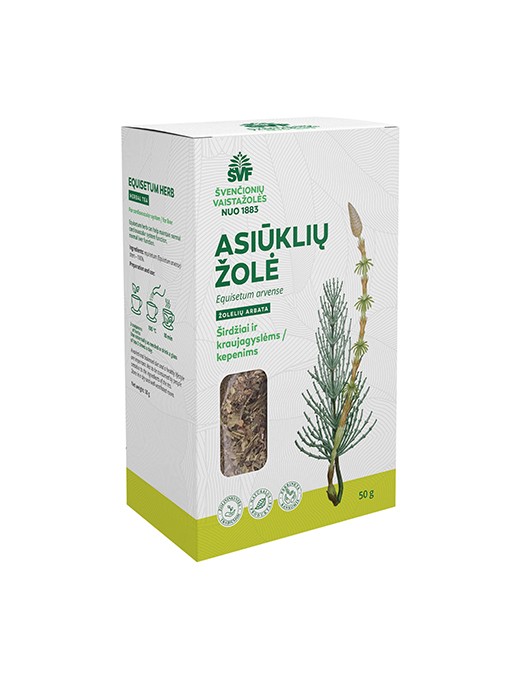 Asiūklių žolė, žolelių arbata, širdžiai ir kraujagyslėms / kepenims, Švenčionių vaistažolės, 50 g