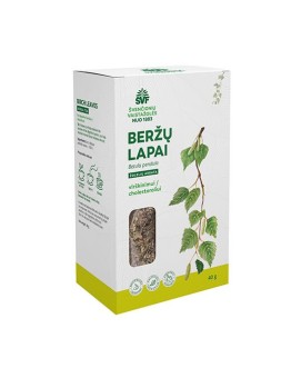Beržų lapai, žolelių arbata, virškinimui / cholesteroliui, Švenčionių vaistažolės, 40 g