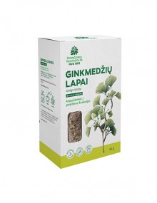 Ginkmedžių lapai, žolelių arbata, kraujotakai / pažinimo funkcijai, Švenčionių vaistažolės, 50 g