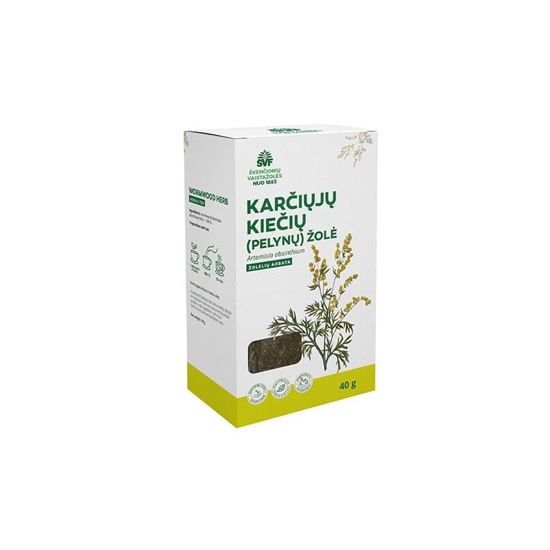 Karčiųjų kiečių žolė, žolelių arbata, Švenčionių vaistažolės, 40 g