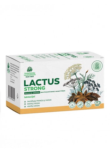 Lactus strong, žolelių arbata, maitinančioms mamytėms, Švenčionių vaistažolės, 20 pak.
