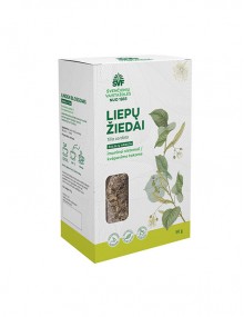Liepų žiedai, žolelių arbata, imuninei sistemai / kvėpavimo takams, Švenčionių vaistažolės, 50 g