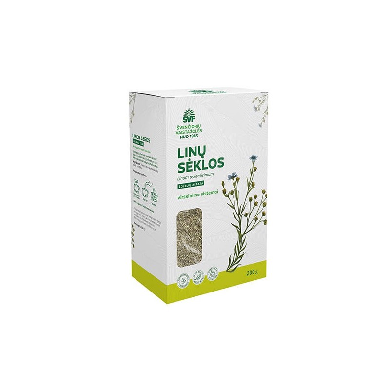 Žolelių arbata linų sėklos, Švenčionių vaistažolės, 200 g