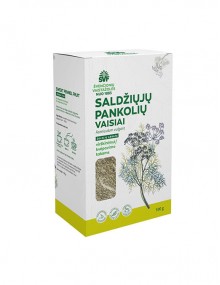 Saldžiųjų pankolių vaisiai, žolelių arbata, virškinimui/ kvėpavimo takams, Švenčionių vaistažolės, 100 g