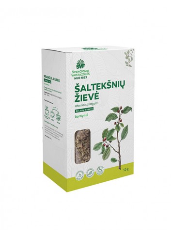 Šaltekšnių žievė, žolelių arbata, virškinimo sistemai, Švenčionių vaistažolės, 50 g