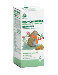 Bronchoherba geriamasis tirpalas, Švenčionių vaistažolės, 120 ml