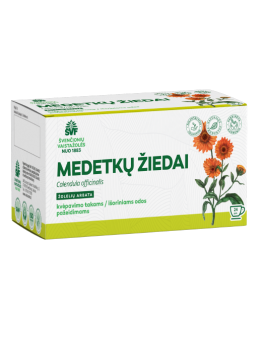 Medetkų žiedai, žolelių arbata, kvėpavimo takams / išoriniams odos pažeidimams, Švenčionių vaistažolės, 24 pak.