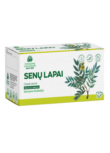 Senų lapai, žolelių arbata, virškinimo traktui, Švenčionių vaistažolės, 24 pak.