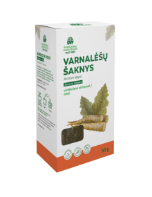 Varnalėšų šaknys, žolelių arbata, virškinimo sistemai, Švenčionių vaistažolės, 50 g