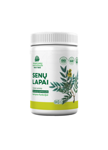 Senų lapai žarnynui