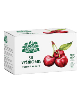 Vaisinė arbata su vyšniomis, Žolynėlis, 20 pakelių