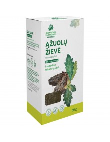 Ąžuolų žievė, žolelių arbata, kvėpavimo takams / odai , Švenčionių vaistažolės, 50 g