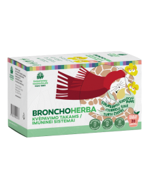 Bronchoherba vaikams, žolelių arbata, kvėpavimo takams, imunitetui Švenčionių vaistažolės, 20 pakelių