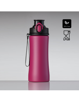 Gertuvė COLORISSIMO PRIMO, metalinė 550ml, rožinės spalvos