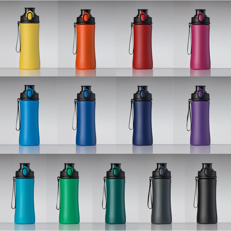 Gertuvė COLORISSIMO PRIMO, metalinė 550ml, oranžinės spalvos