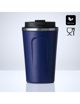 Termo puodelis NORDIC 350ml, tamsiai mėlynos sp.