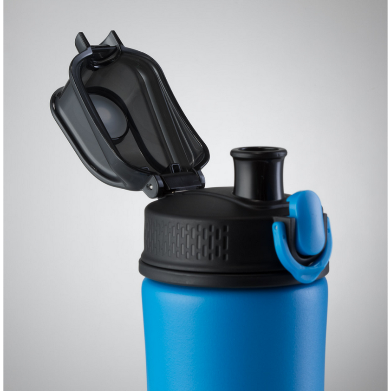 Gertuvė COLORISSIMO PRIMO, metalinė 550ml, šv. mėlynos spalvos