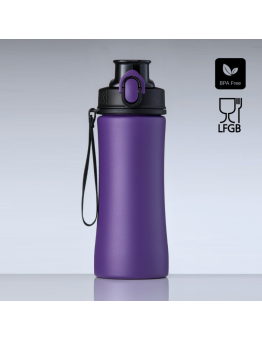 Gertuvė COLORISSIMO PRIMO, metalinė 550ml, violetinės spalvos