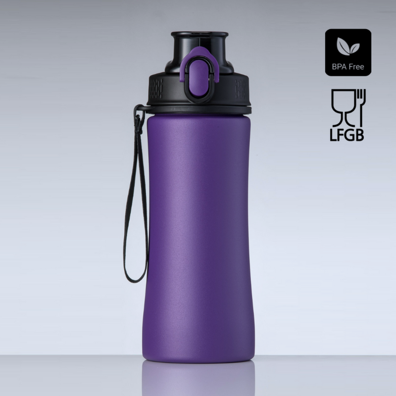 Gertuvė COLORISSIMO PRIMO, metalinė 550ml, violetinės spalvos