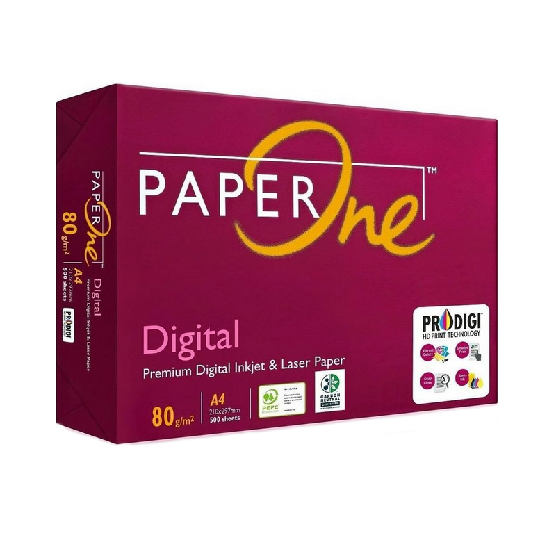 Biuro popierius PAPER ONE DIGITAL 80g A4, 500l
