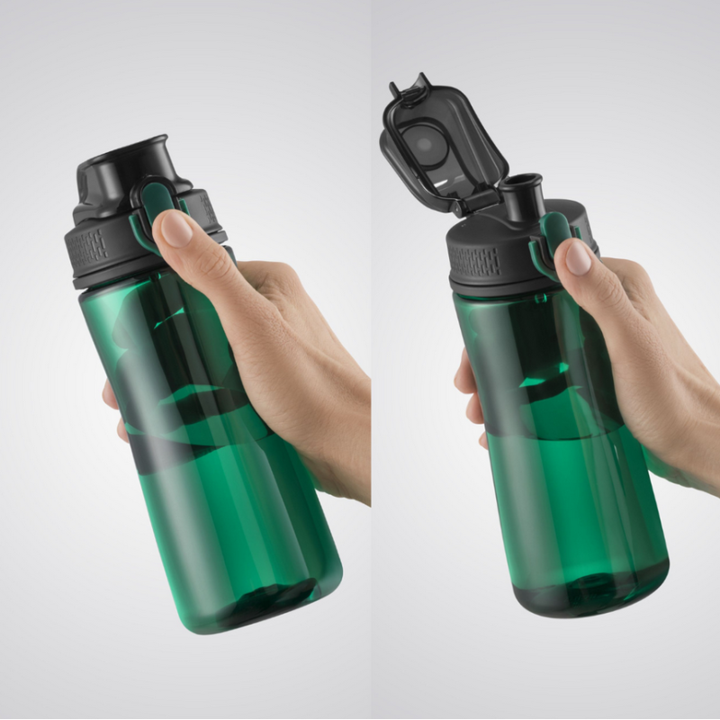 Gertuvė COLORISSIMO TRITAN, plastikinė 550ml, geltonos spalvos