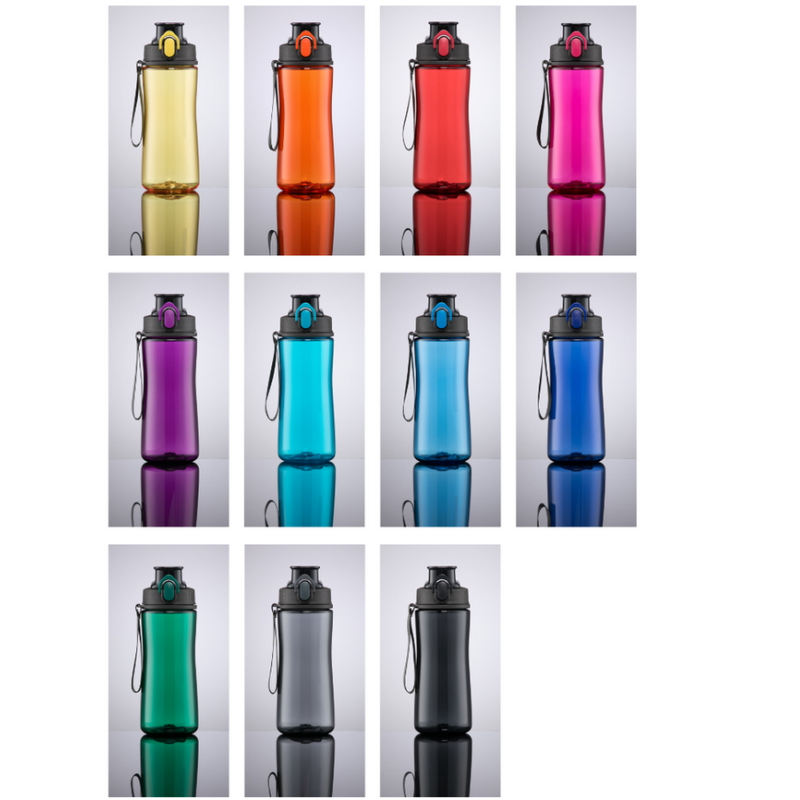Gertuvė COLORISSIMO TRITAN, plastikinė 550ml, geltonos spalvos