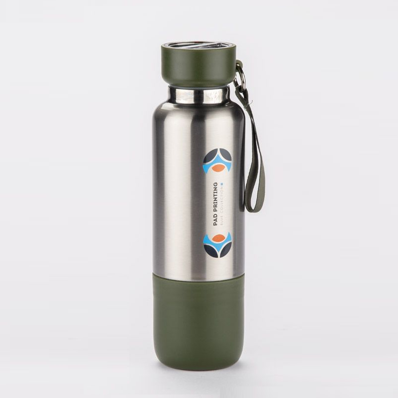 Termo puodelis RON, 500ml, t. žalios spalvos