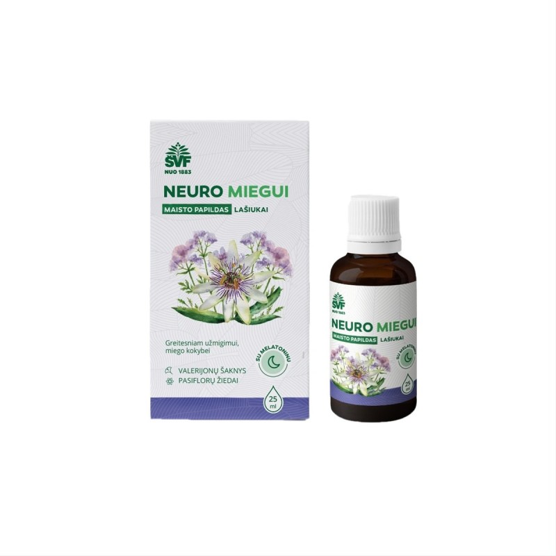 NEURO-3 lašiukai miegui su melatoninu ŠVF, 25 ml | Onelife.lt