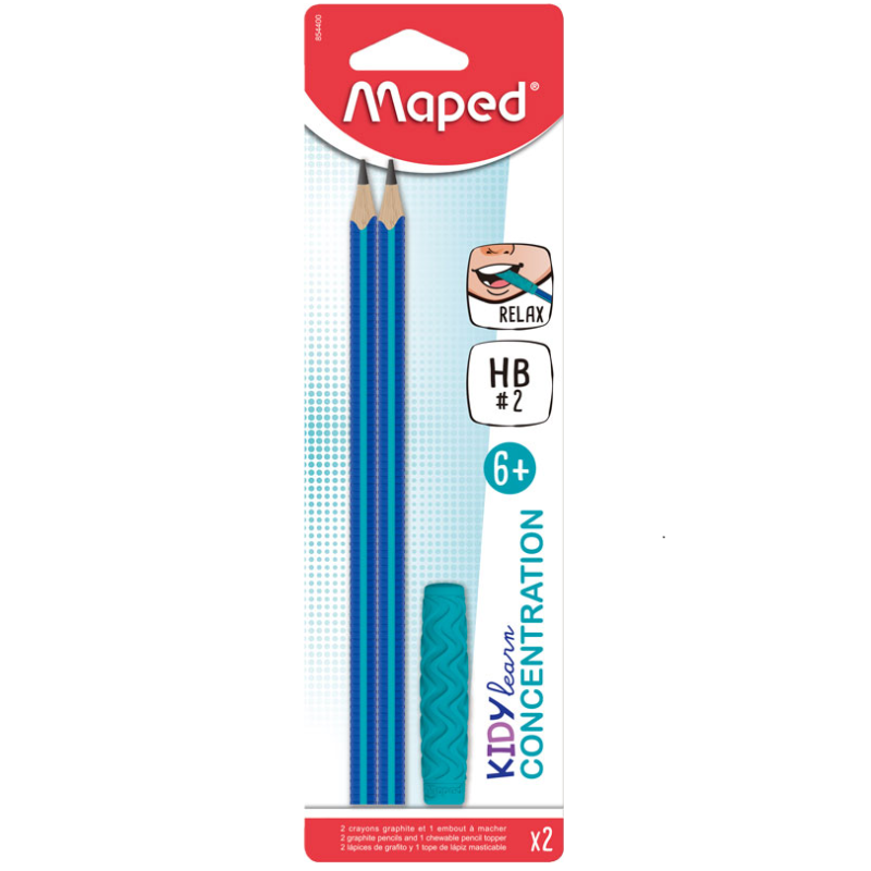 Pieštukai su kramtomu antgaliu MAPED KIDY LEARN HB