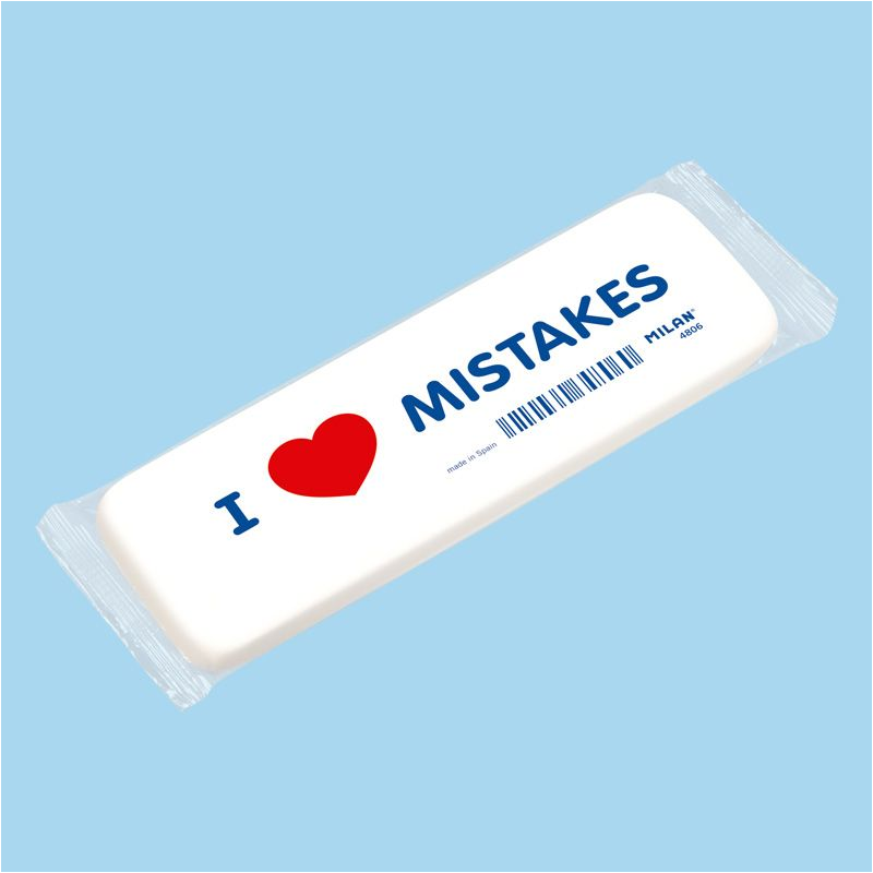 Trintukas MILAN 4806 I love Mistakes, 14 x 9,3 x 3cm, pak.6