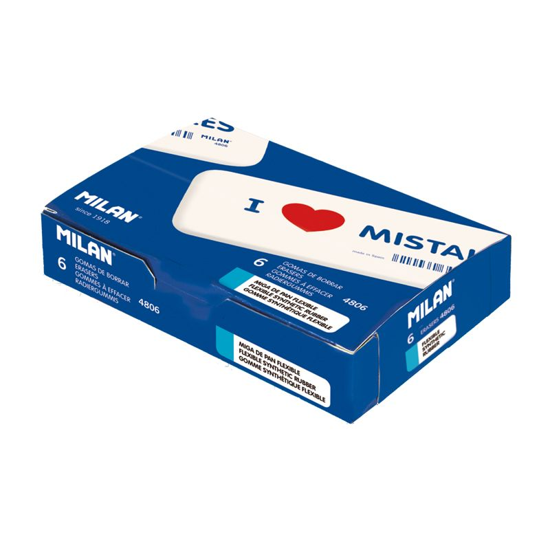 Trintukas MILAN 4806 I love Mistakes, 14 x 9,3 x 3cm, pak.6