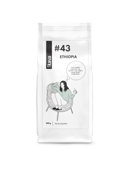 Skrudintos kavos pupelės KAVA96 Nr.43, ETHIOPIA (Yirgacheffe grade 2)