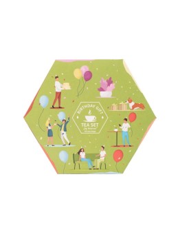 Birthday gift tea selection, Acorus, 60 tea bags, 6 flavours