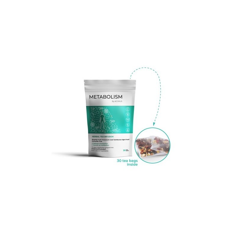 Metabolism, arbata, Acorus, 30 pakelių