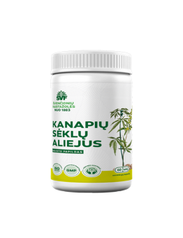 Kanapių sėklų aliejus, Švenčionių vaistažolės, 60 vnt.