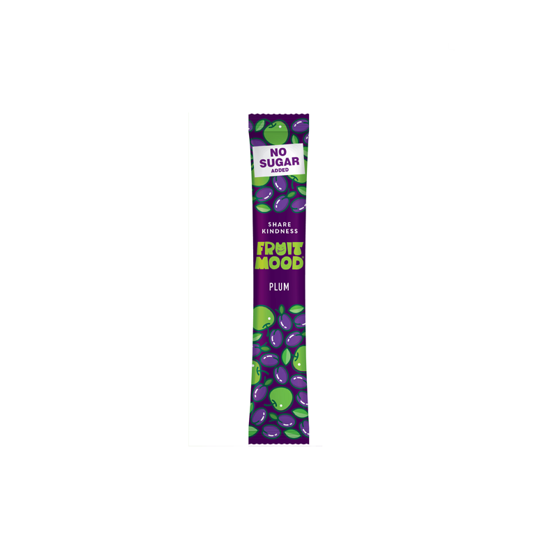 Vaisių juostelė su slyvomis, FruitMood (be pridėtinio ckraus), 10 g (3 vnt)