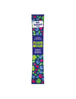 Vaisių juostelės su miško uogomis, FruitMood, (be pridėtinio cukraus), 10 g. (3 vnt)