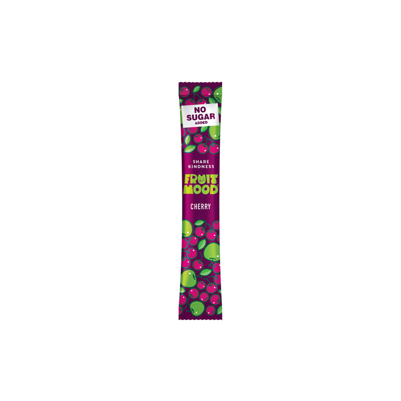 Vaisių juostelė su vyšniomis, FruitMood, (be pridėtinio cukraus), 10 g (3 vnt)