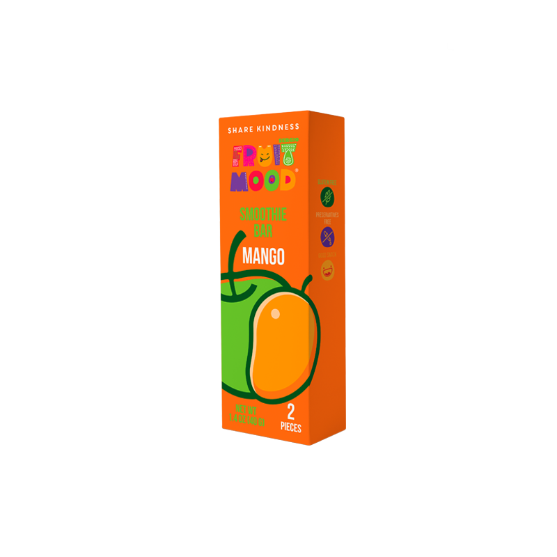 Vaisių batonėliai su mangais, FruitMood, (draugų pakuotė), 40 g