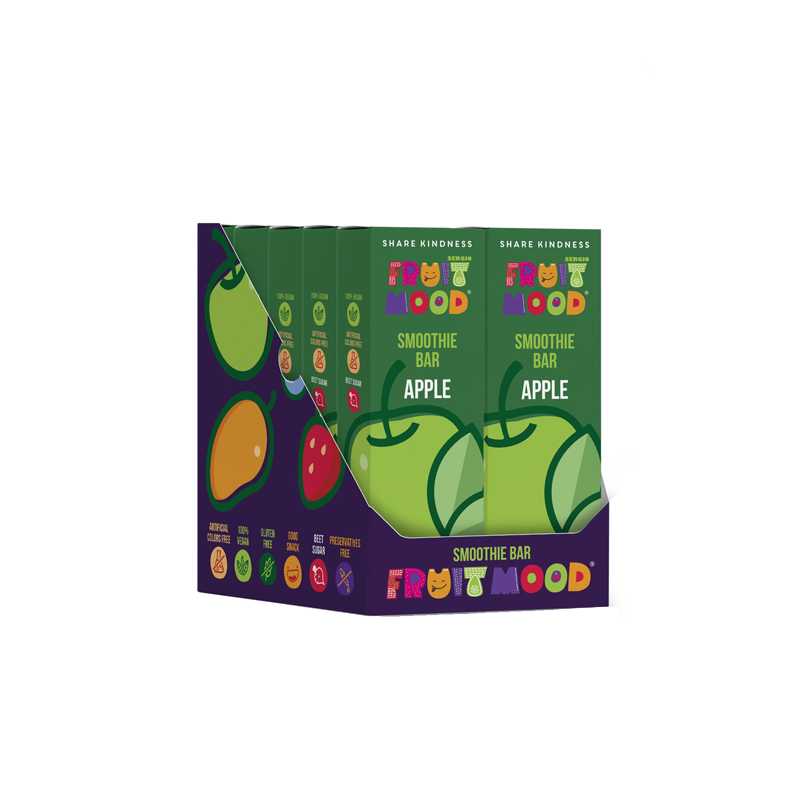 Vaisių batonėliai su obuoliais | Fruitmood