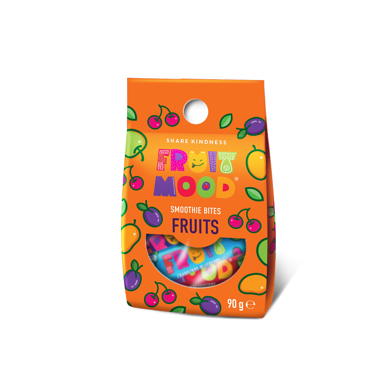 Vaisių batonėlių rinkinys, Fruit Mix, fruitMood, 90 g