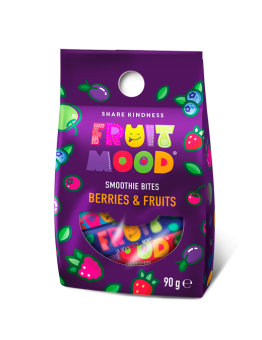 Uogų batonėlių rinkinys, Berries Mix, FruitMood, 90 g