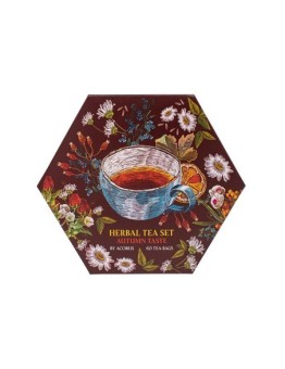 Autumn flavours tea selection, Acorus, 60 tea bags, 6 flavours