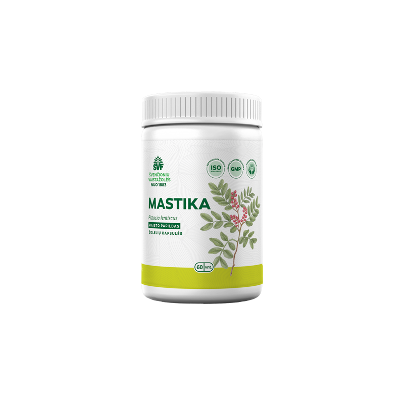 Mastika, maisto papildas, Švenčionių vaistažolės, 60vnt.